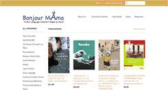 Desktop Screenshot of bonjourmama.com