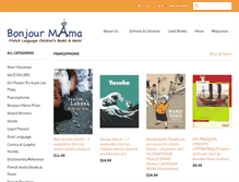 Tablet Screenshot of bonjourmama.com